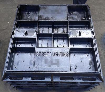 Tapa de drenaje de hormigón y tapa de alcantarilla